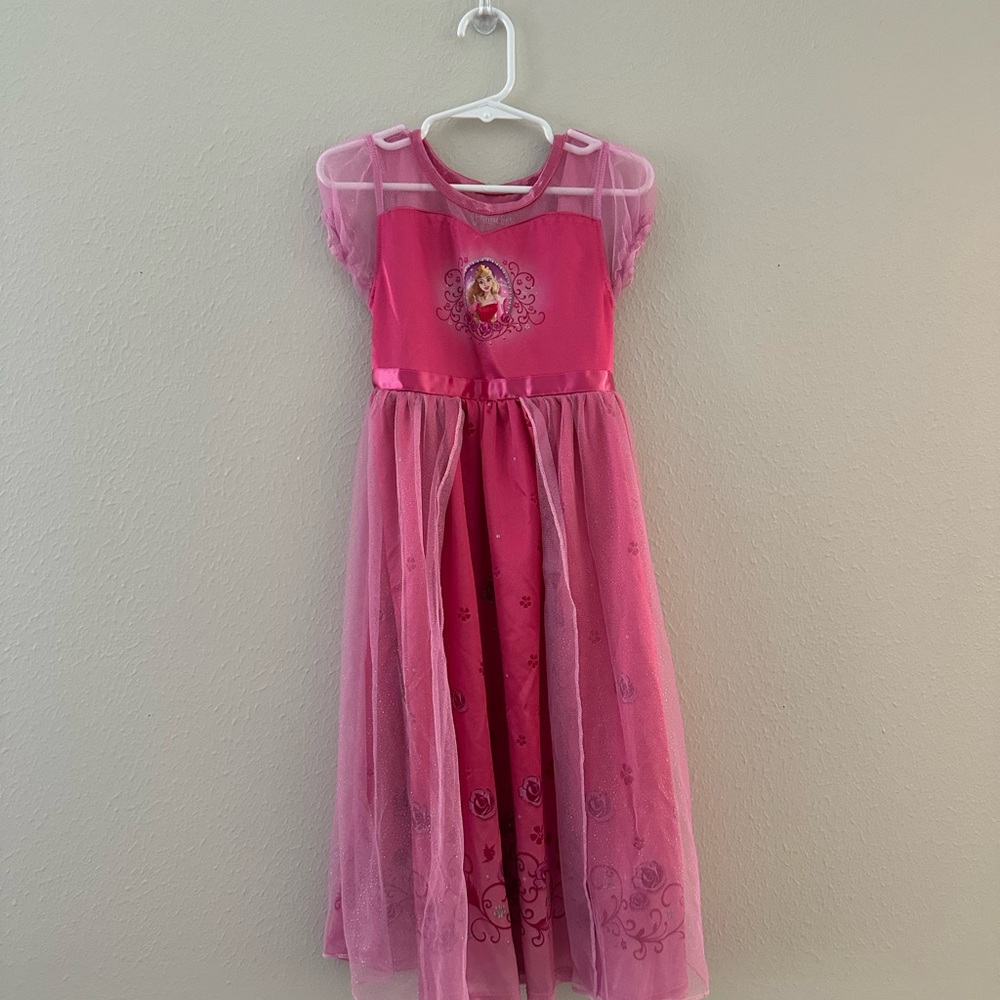 Disney Princess Aurora Sleeping Beauty girls nightgown size 6
